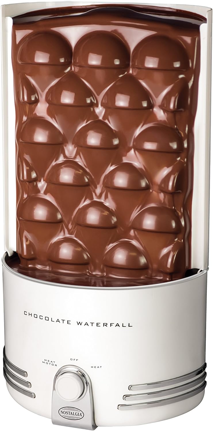 Nostalgia CWF48WT 3-Pound Capacity Chocolate Fondue Waterfall