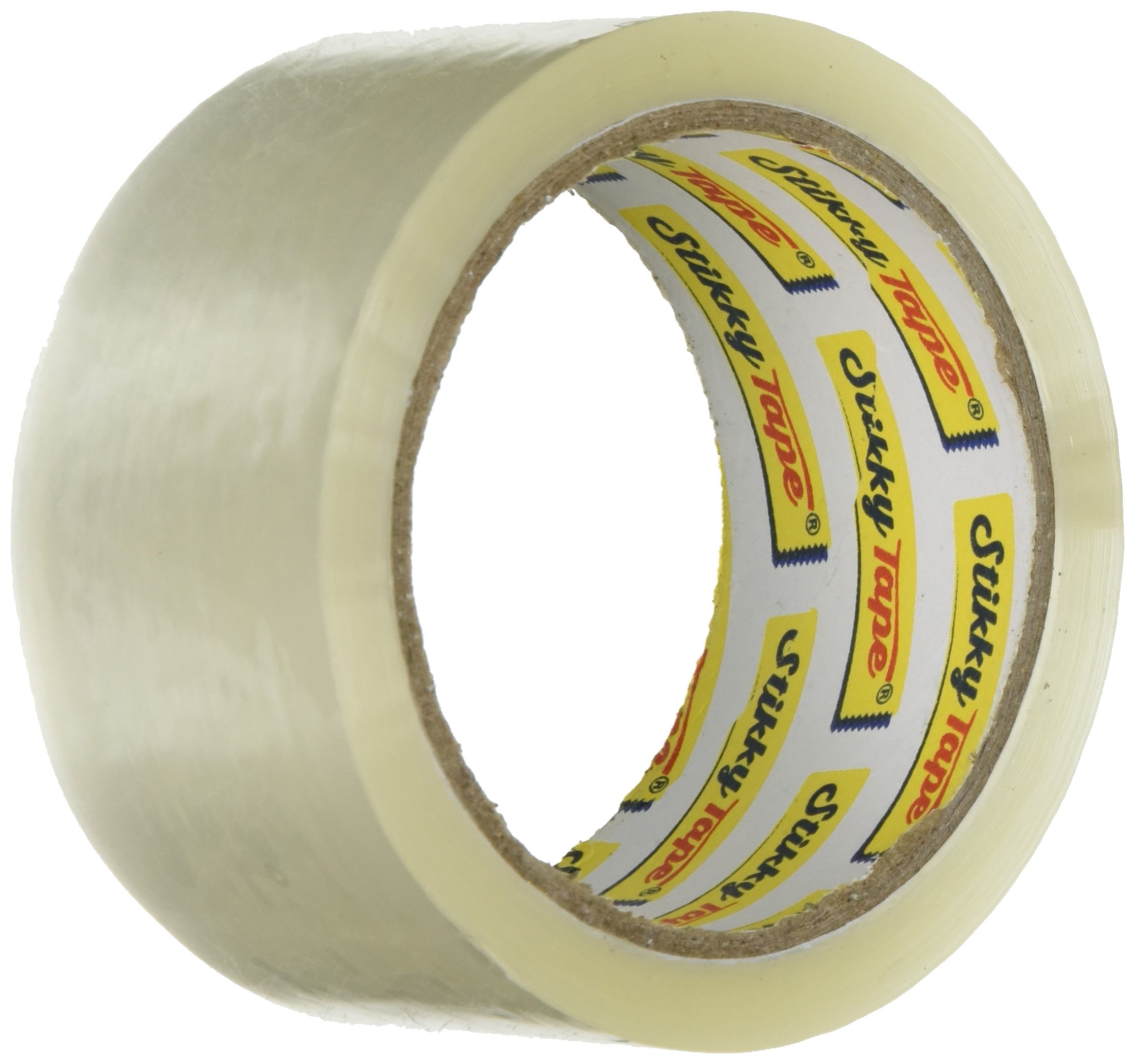 Stikky 48 mm x 66 m Low Noise Packing Tape - Brown (Pack of 6)