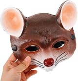 Gatuida Halloween Rat Mask Carnival 3D Mouse Animal Face Cover Cosplay Party view 7