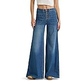 Wrangler Womens Women's High Rise Wide Leg Jean