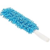 Amazon Basics Chenille Duster, Single Pad, Blue&White