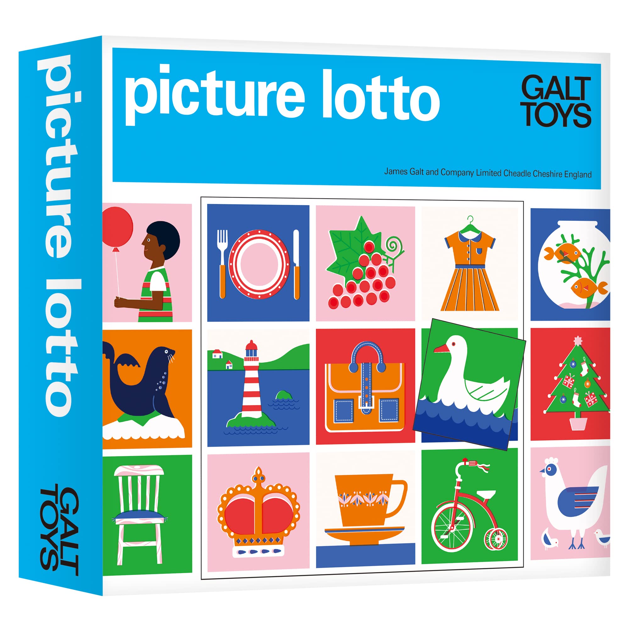 Galt Toys, Picture Lotto, Classic Picture Lotto Game for Children, Ages 4 Years Plus