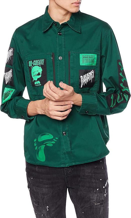 オンラインストア限定 新作 ディーゼル Diesel メンズ 長袖シャツ 内祝い Amawithoutborders Org