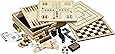 Six In One Handcrafted Wooden Games Compendium