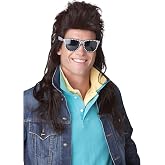 California Costumes Men's 70's Feathered Hair Wig