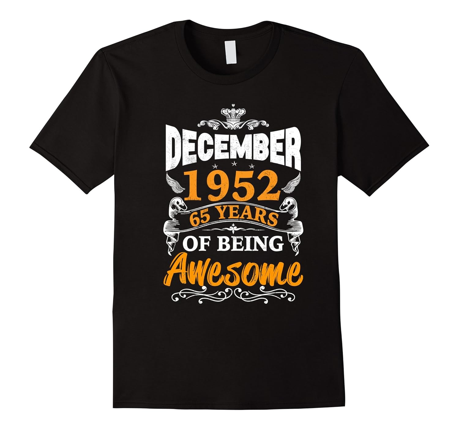 65th Birthday T-shirt December 1952, Birthday gifts adults-ANZ