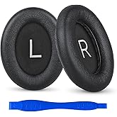 Replacement Ear Pads Cushions for Bose QuietComfort (QC) 45 35 35ii SE & New QuietComfort(Deep Bass) Headphones, Softer Earpads for QC45 QC35 (ii) QC-SE & New QC (Model 884367)