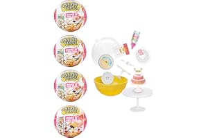 MGA's Miniverse Make It Mini Food Diner Series 2 Pastry Shop Bundle (4 Pack) Mini Collectibles, Blind Packaging, DIY, Resin Play, Replica Food, NOT Edible, Collectors, 8+, 505693