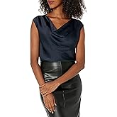 Theory Womens Short Sleeve Cowl TopBlouse