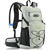 N NEVO RHINO Hydration Backpack, 18L Hiking Backpack with 3L Water Bladder | Multipurpose Water Backpack High Flow Bite, Insulated Hydration Pack Ideal for Hiking and Cycling