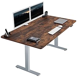 VIVO Electric 71 x 36 in Rustic Standing