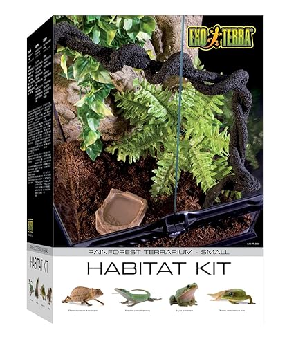 Exo Terra Rainforest Habitat Kit For Reptile, Glass (includes