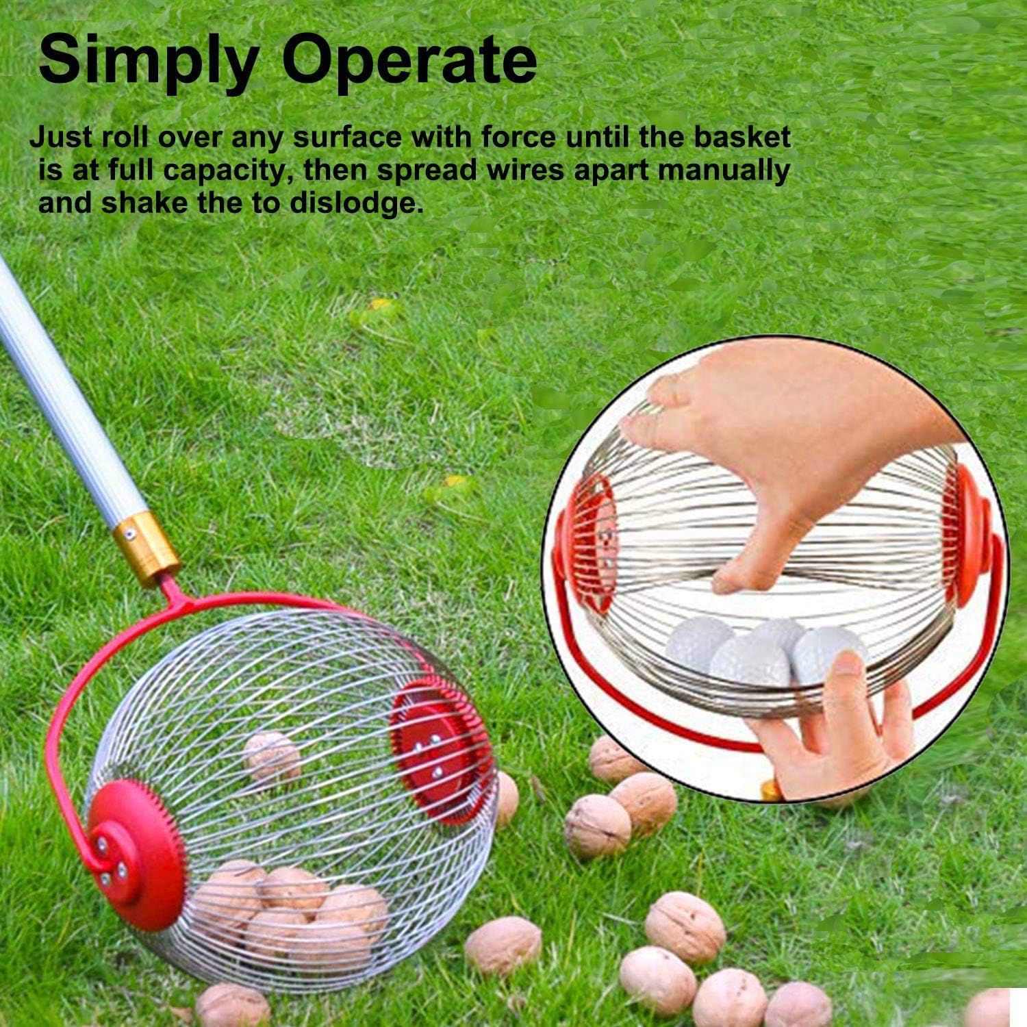 Picks Up Walnuts Sweet Gum Balls Magnolia Seed Flower Heads Garden Weasel Large Nut Gatherer 7 59 In Small Fruit Other Objects 1 1 2 To 3 In Gardening Hand Tools Usininz Ro