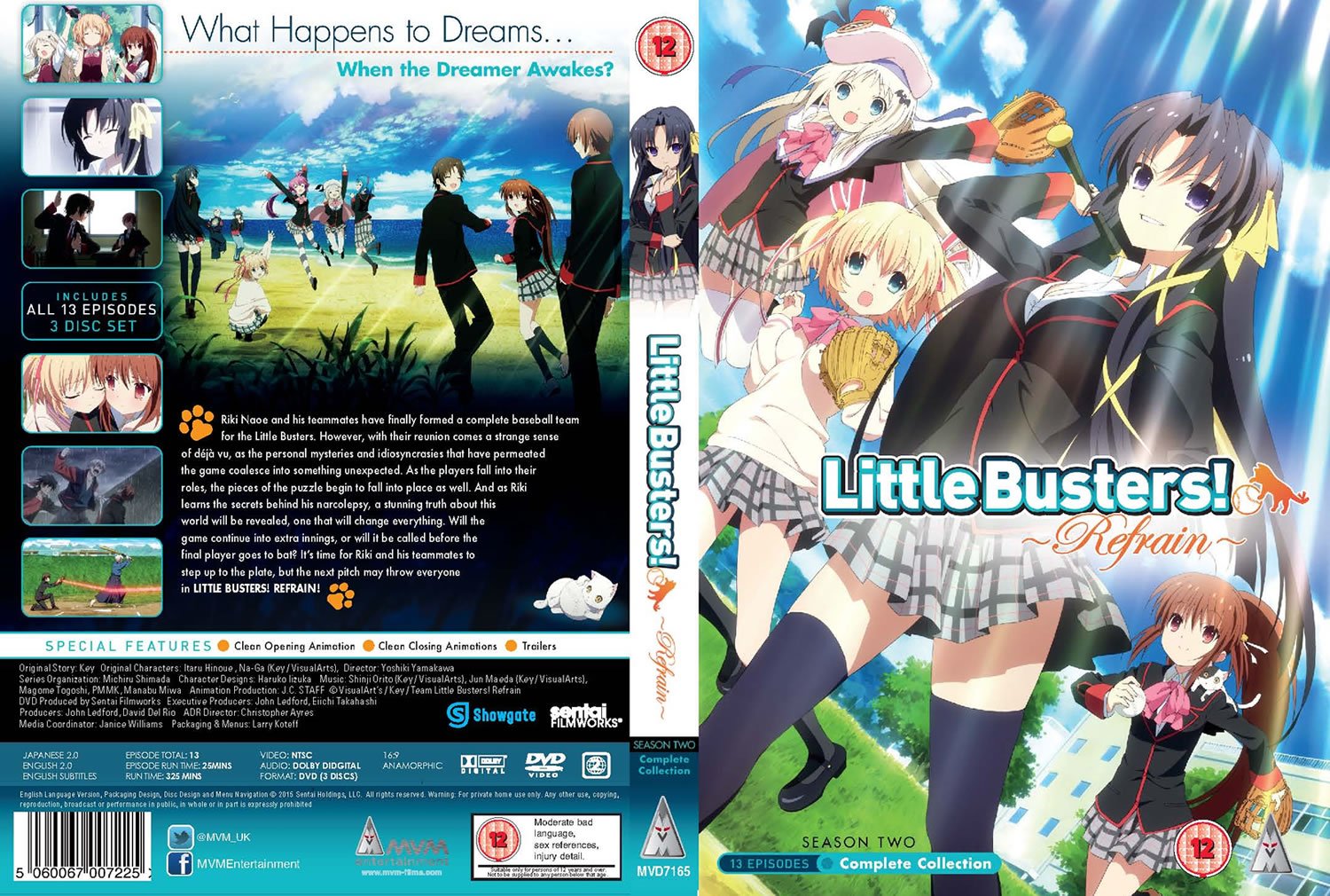 Amazon Com Little Busters Refrain S2 Collection Dvd Movies Tv Amazon Com Little Busters Refrain S2 Collection Dvd Movies Tv