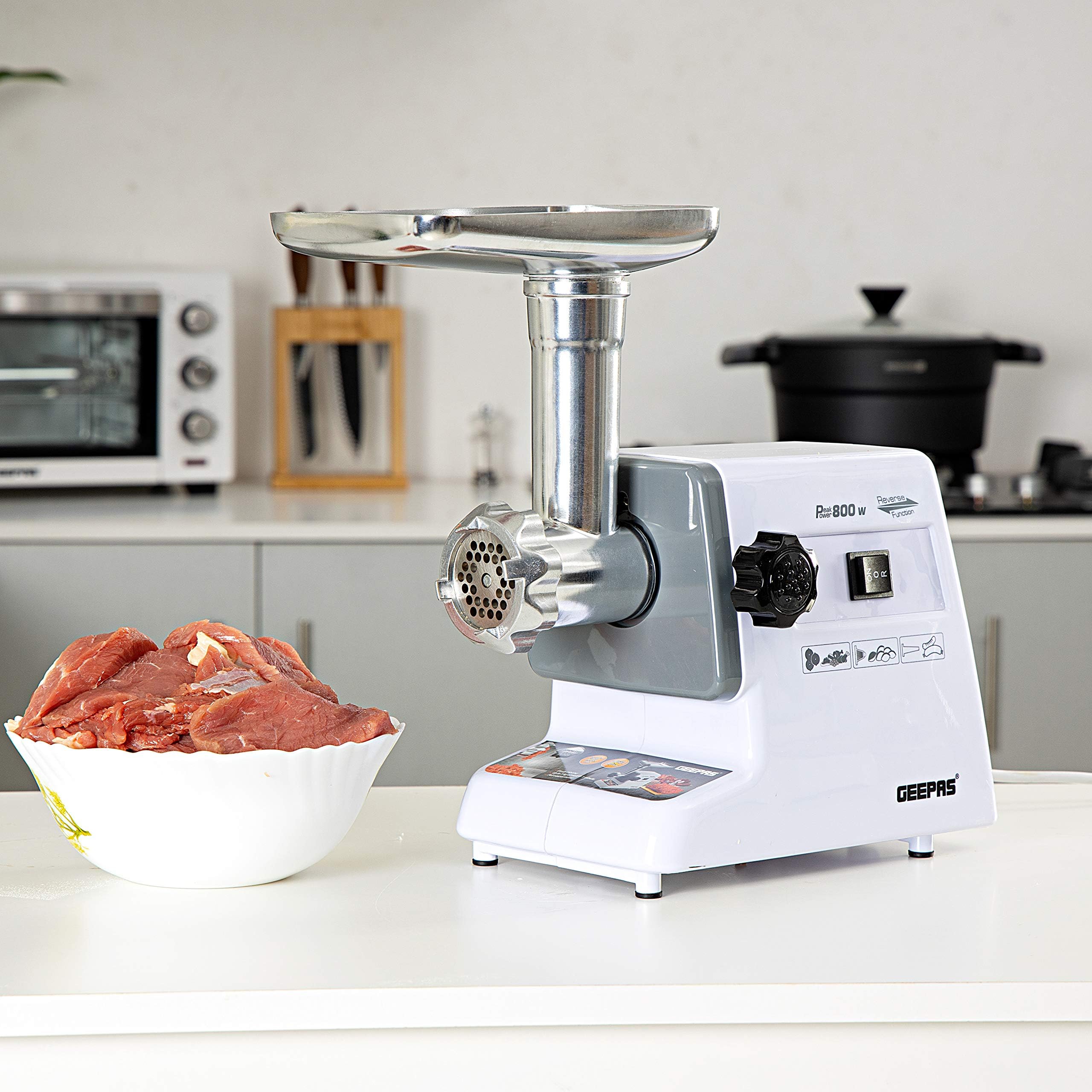 Geepas Electric Meat Grinder Gmg767, Stainless Steel Material price