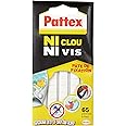 Pattex 2299500 Ni Clou Ni Vis - Fixing Paste - 65 Tablets, White, Set of 65 Pieces