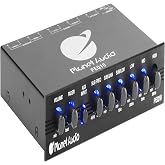 Planet Audio PEQ10 4 Band Pre-Amp Half Din Car Equalizer and DPS Processor