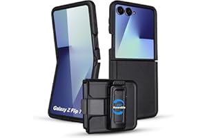 for Samsung Galaxy Z Flip 7 Case with Belt Clip Holster, 2 Layers of Sturdy, Heavy Duty Protection Case for Samsung Z Flip 7,
