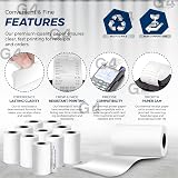G4GADGET 100 Rolls 57 x 40 Thermal Paper Till Rolls with Red Warning Strip view 4