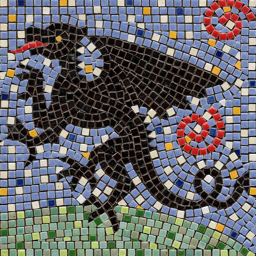 DIY Mosaic Art Kit Square 7inch 20cm Dragon