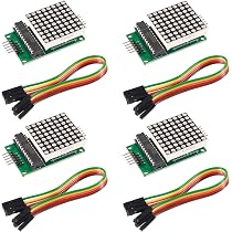 Jual MAX7219 8X8 Dot Matrix LED Display Animated Animasi Module + 4-pin Jual MAX7219 8X8 Dot Matrix LED Display Animated Animasi Module + 4-pin