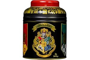 New English Teas Harry Potter Hogwarts House Crest Tea Caddy with 80 English Breakfast Teabags