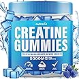 Creatine Gummies Infused with 5g Creatine Monohydrate for Men and Women, Strength, Endurance, Muscle Instantized Creatine, Micronized Clean HCL Balanced Creatina Monohidratada en Polvo (90 Gummies)