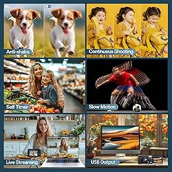 4K Digital Camera for Photography - Autofocus 48MP