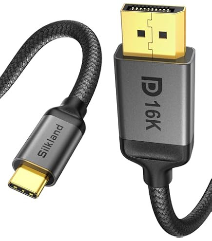 Amazon.com: Silkland VESA Certified USB C to DisplayPort 2.1 Cable