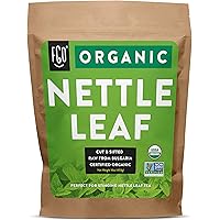 FGO Organic Nettle Leaf Loose Tea, Resealable Kraft Bag, 16oz