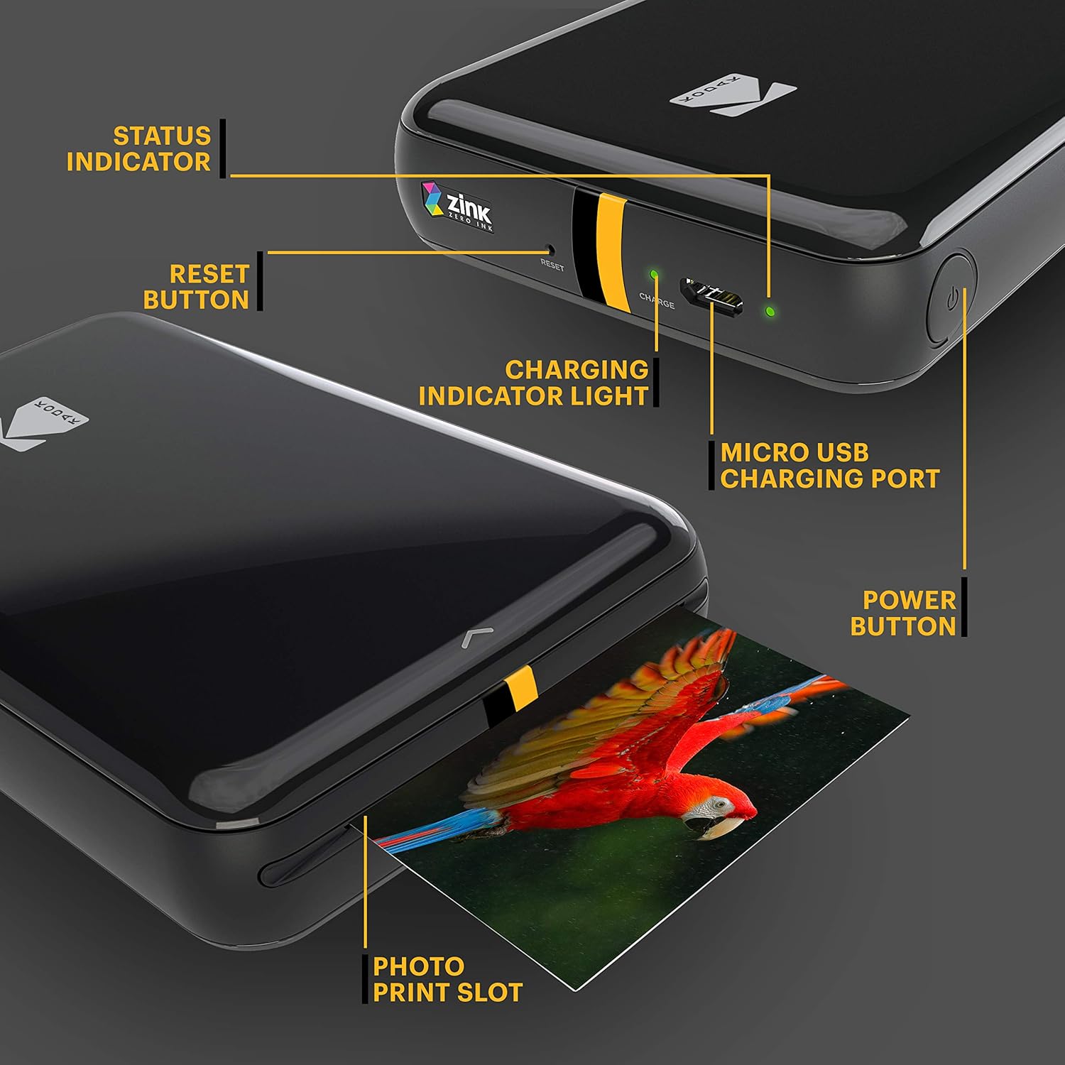 zink kodak step printer review