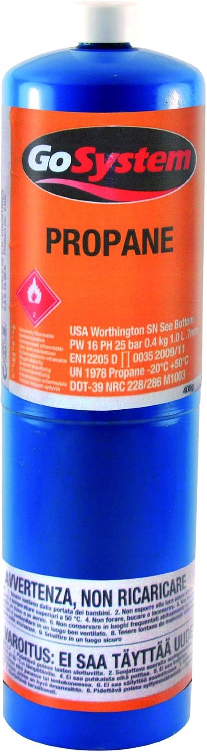 GoSystem Propane Gas Cylinder 400g - Blue