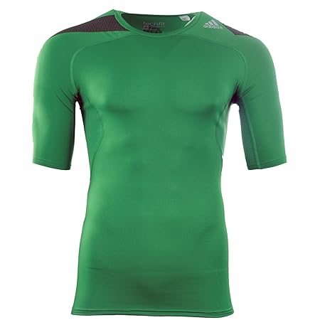 Adidas Techfit Cool Climacool Kompressions T-Shirt, grün
