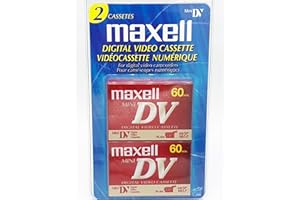 Maxell Mini DV Digital Video Cassette 60 Minutes 2-Pack