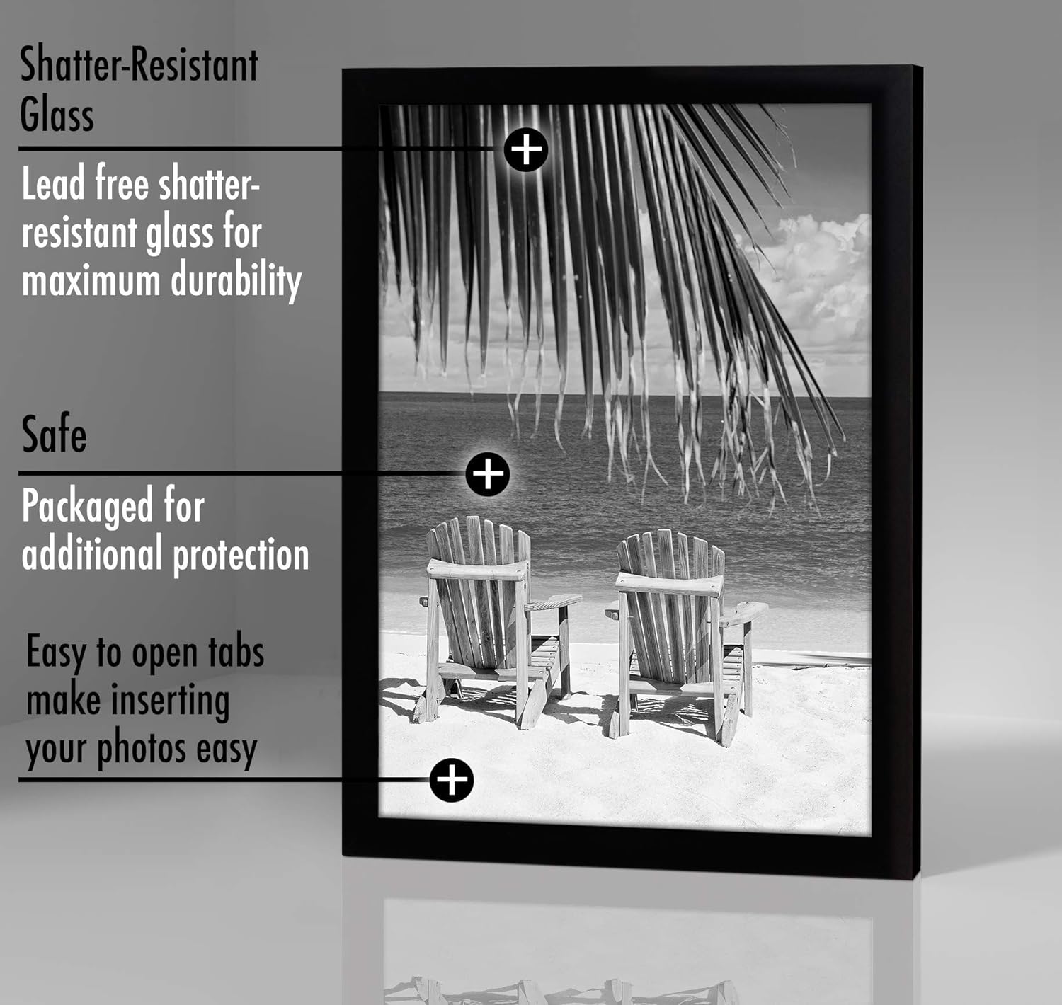 Americanflat Black Poster Frame, 13x19: Posters & Prints