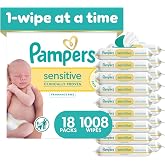 Pampers Sensitive Baby Wipes Multipack 1200 Count (15 x 80) Fragrance Free - View 6