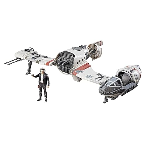 Hasbro Star Wars C1251EU4 - Episode 8 Forcelink Ski Speeder mit 3.75 Zoll Poe Dameron Figur, Spielset
