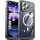 Oneagle for iPhone 17 Pro Max Case Waterproof [Fit for MagSafe],360° Full Body [IP68 Underwater][Built-in Screen Protector & Lens Protector][12FT Mil-Grade Shockproof] Phone Case for iPhone 17 Pro Max