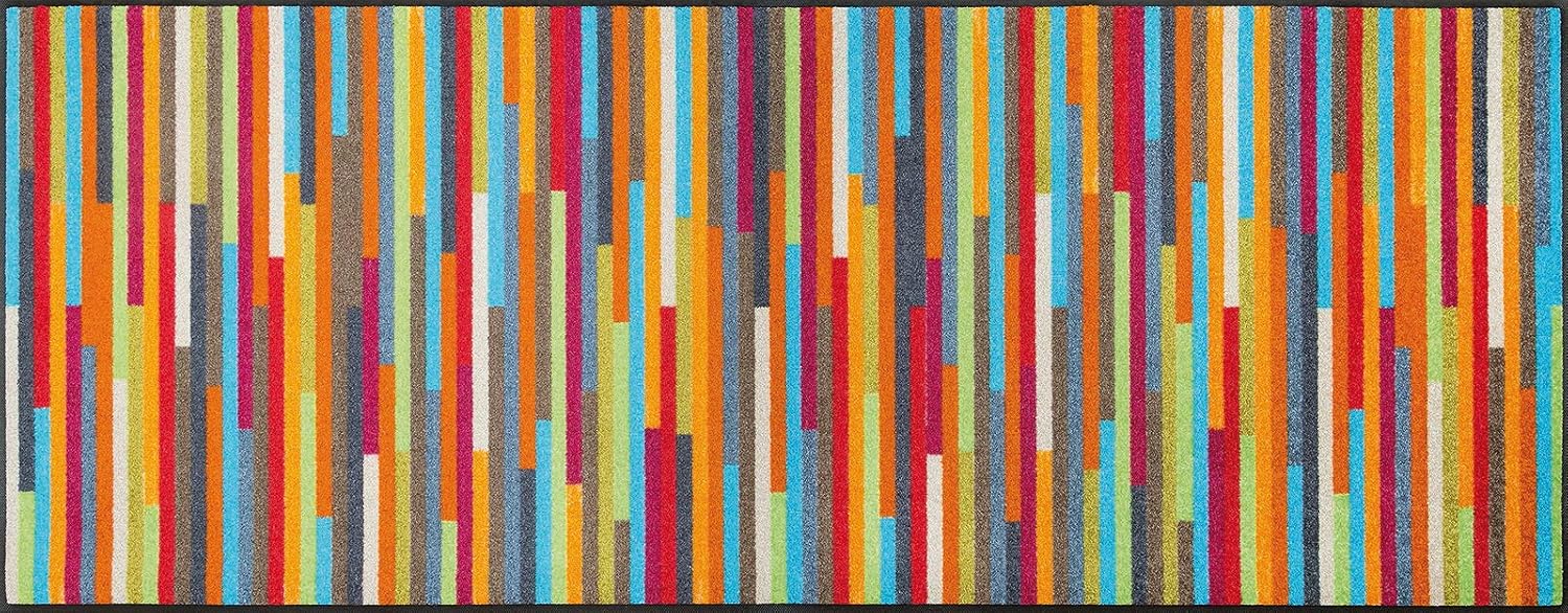 Wash&Dry Doormat, Acrylic, Colourful, 75x190x0.7 cm, Multicolor, 75 x 190 cm (Rectangular)