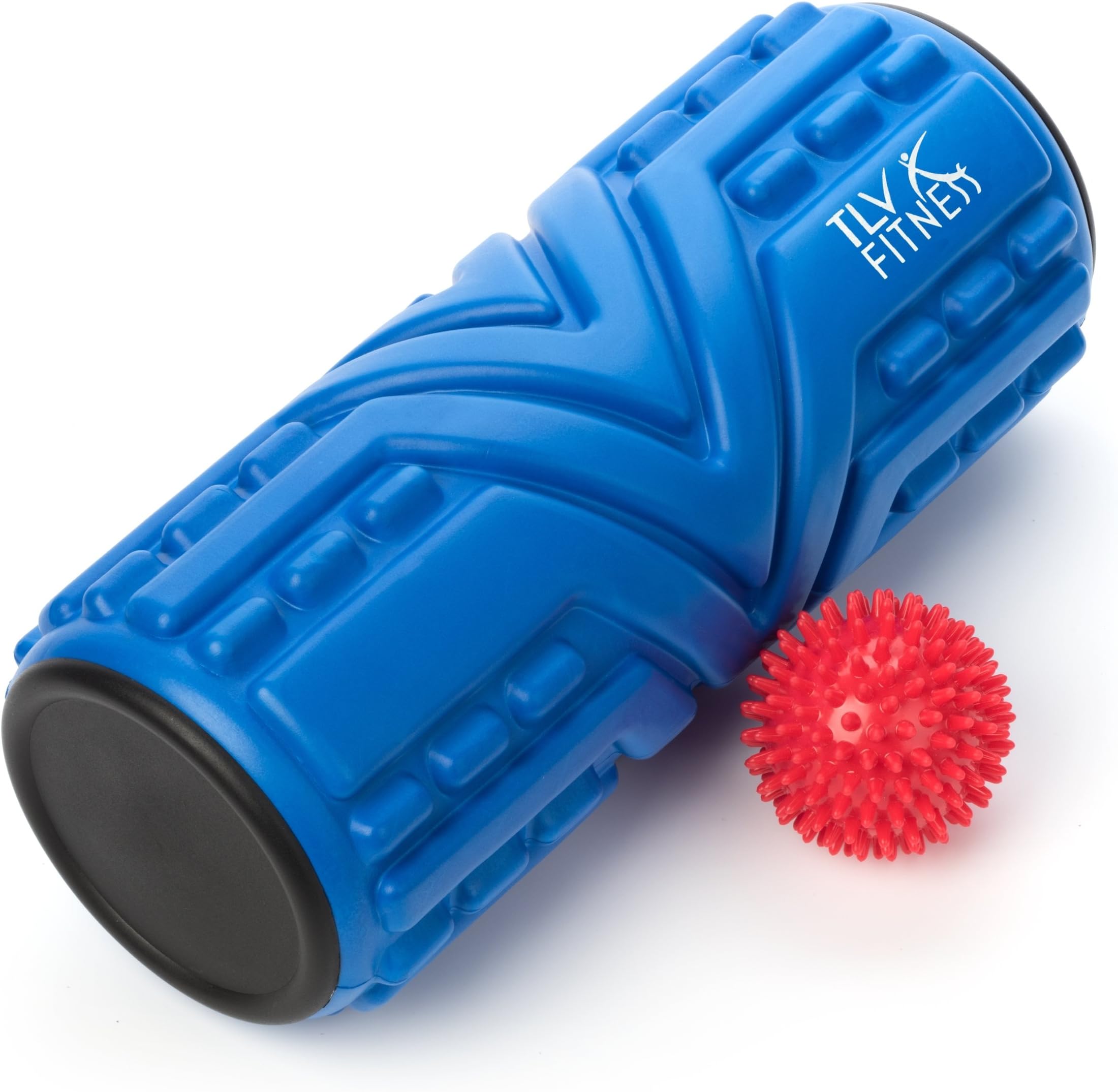 Foam Roller and Spiky Massage Ball Set For Relieving Muscle Tension & Soreness - Trigger Point Physical Therapy - Deep Tissue Massage - Suitable For Feet, Neck & Back-Body Comfort & Relief From Pain.Includes 2 FREE Ebooks and supported by Lifetime guarantee