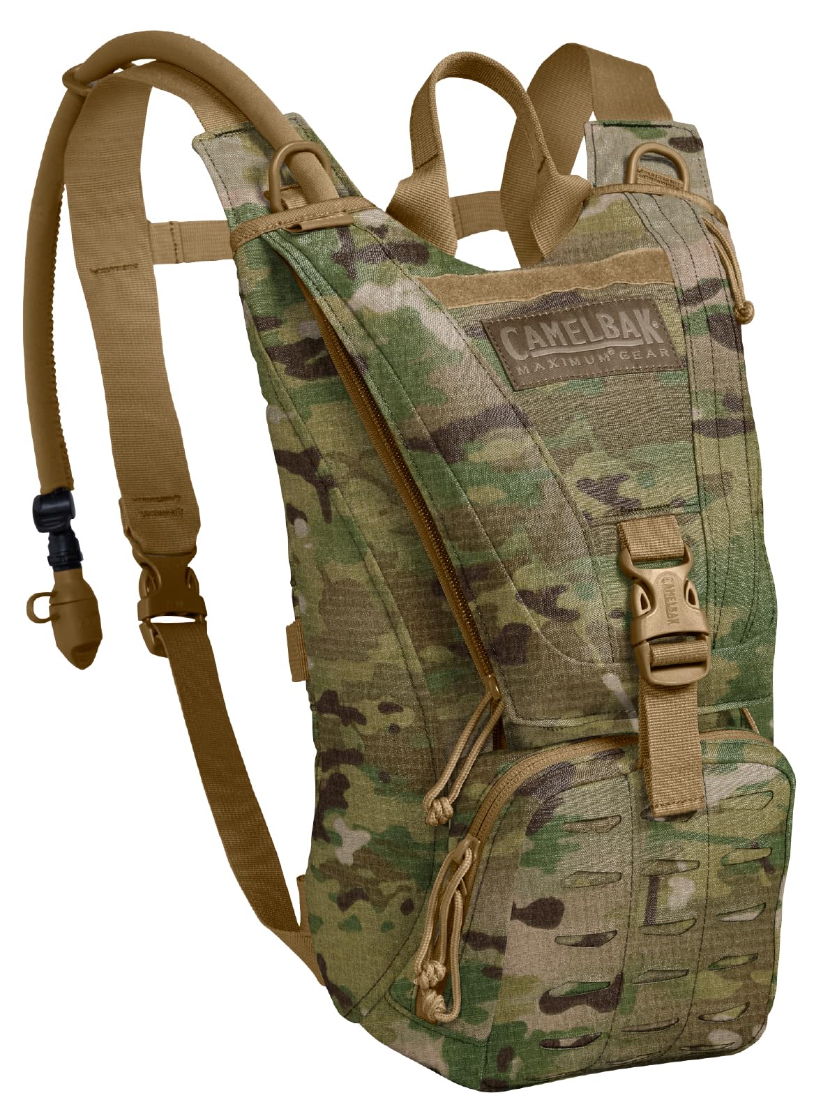 Photo 1 of CamelBak Ambush Tactical Hydration Backpack with 100oz/3L Mil Spec Crux Reservoir Bladder - MOLLE, Multicam
