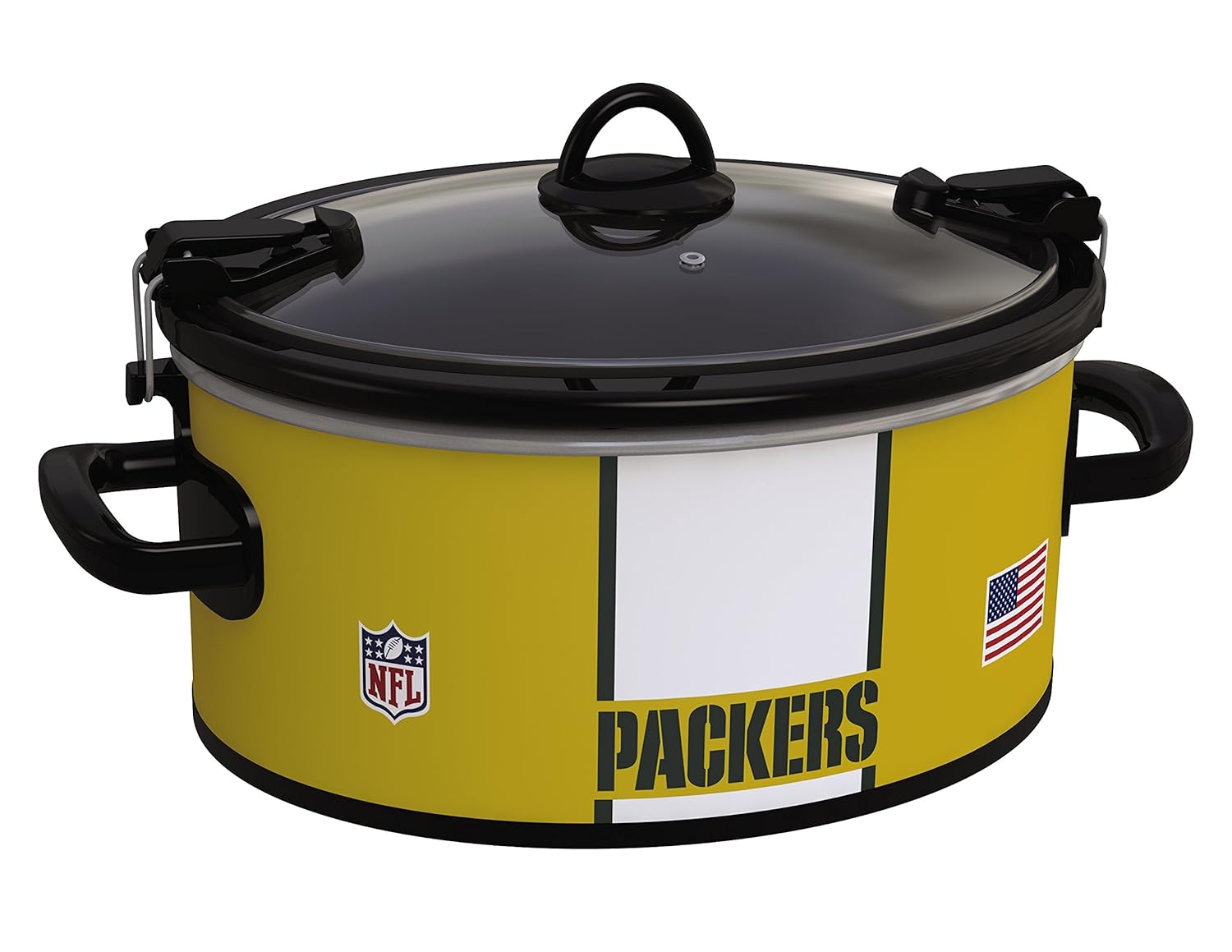 NFL 6Quart Cook amp Carry Slow Cooker capacity serves 7+ Green Bay
