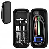 Stethoscope Case for 3M Littmann Classic III/Cardiology IV,Blackflower | for MDF Acoustica Stethoscopes, for Nurses, Doctors, Nursing School Essentials, Students, Clinic, EMS, Travel, Hard Bag Only