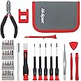 Hi-Spec 38pcs Electronics Repair Tool Kit, Precision Screwdriver Set Magnetic, Computer Screwdriver Kit, PC Building Tool Kit for Laptop, Tablet, DIY and Repair work