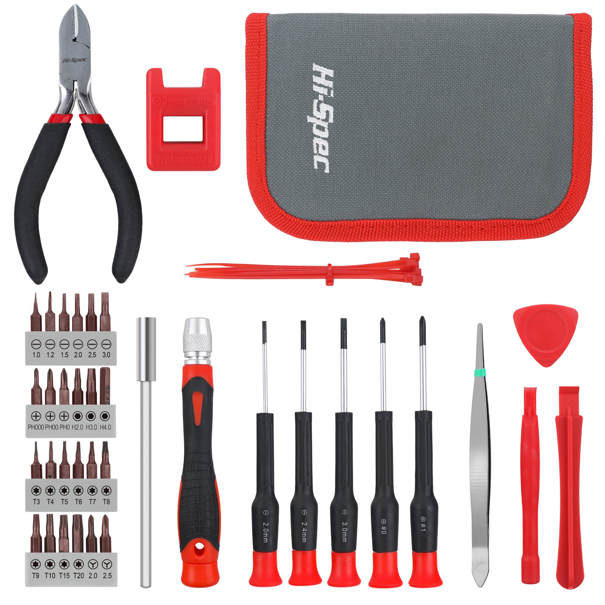 Hi-Spec 38pc Computer Tool Kit Set – Electronics Opening & Repair, Precision Screwdriver Set for Laptops, Phones, Devices, Computers & Gaming Accessories, Small Tools for Tech Repairs — image 1