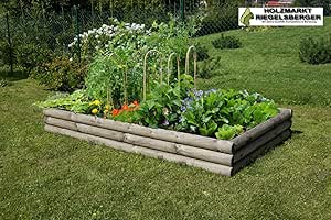 Bancal XXL 240 x 120 cm, madera impregnada en grigio pátina, sin ...