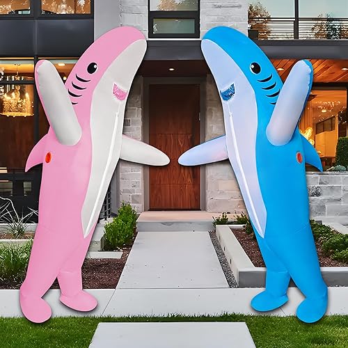 DeHasion 2 Packs Inflatable Shark Costume Inflatable