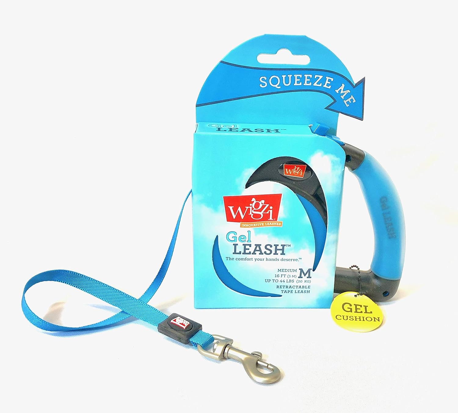 dog leash with gel handle