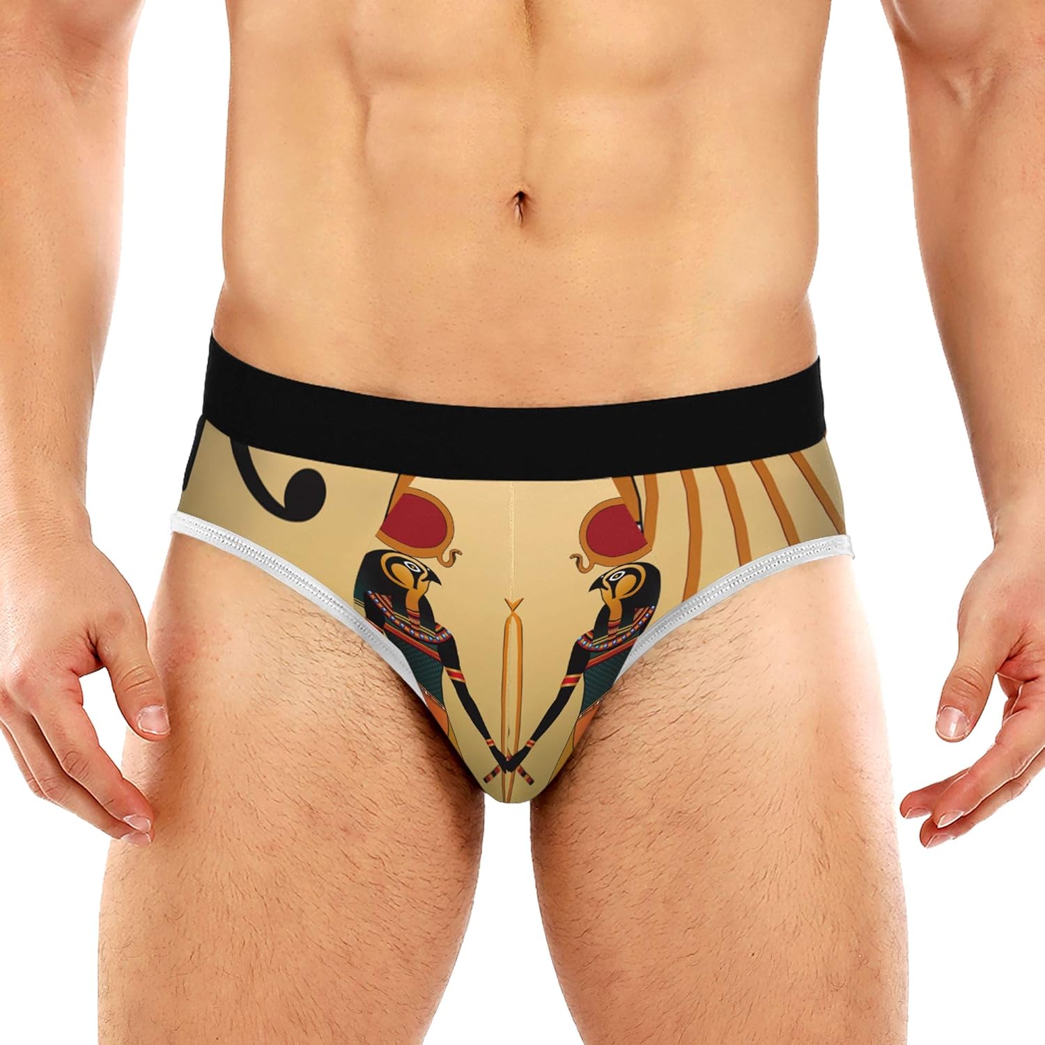 Low Rise Sun Desert Ancient Egyptian SXXXL Mens Underwear Polyester