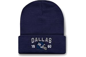 CUSFUK City Classic Team Year Football Embroidered Beanie for Men Women Football Color Style Beanie Dad Hat for Football Fans Gifts